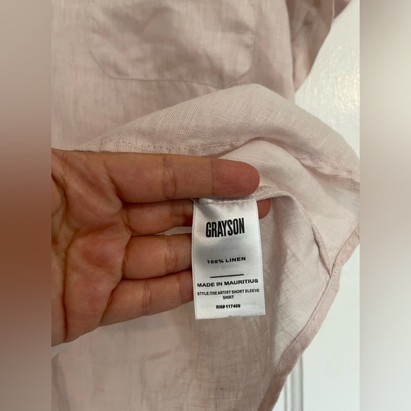 Grayson by frank and Eileen the artist 100% linen button up shirt - Picture 3 of 7